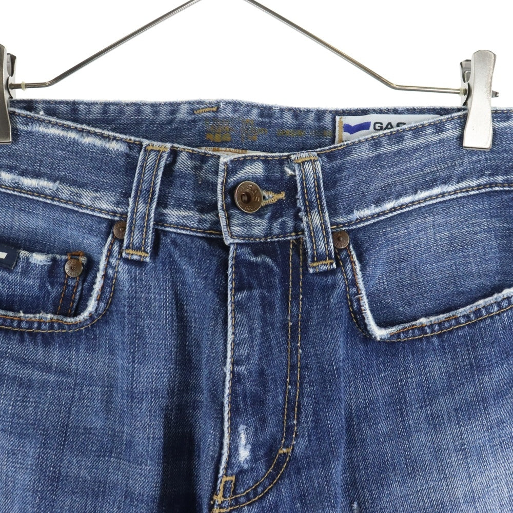GAS JEANS(ガスジーンズ) コットンデニムパンツ インディゴ