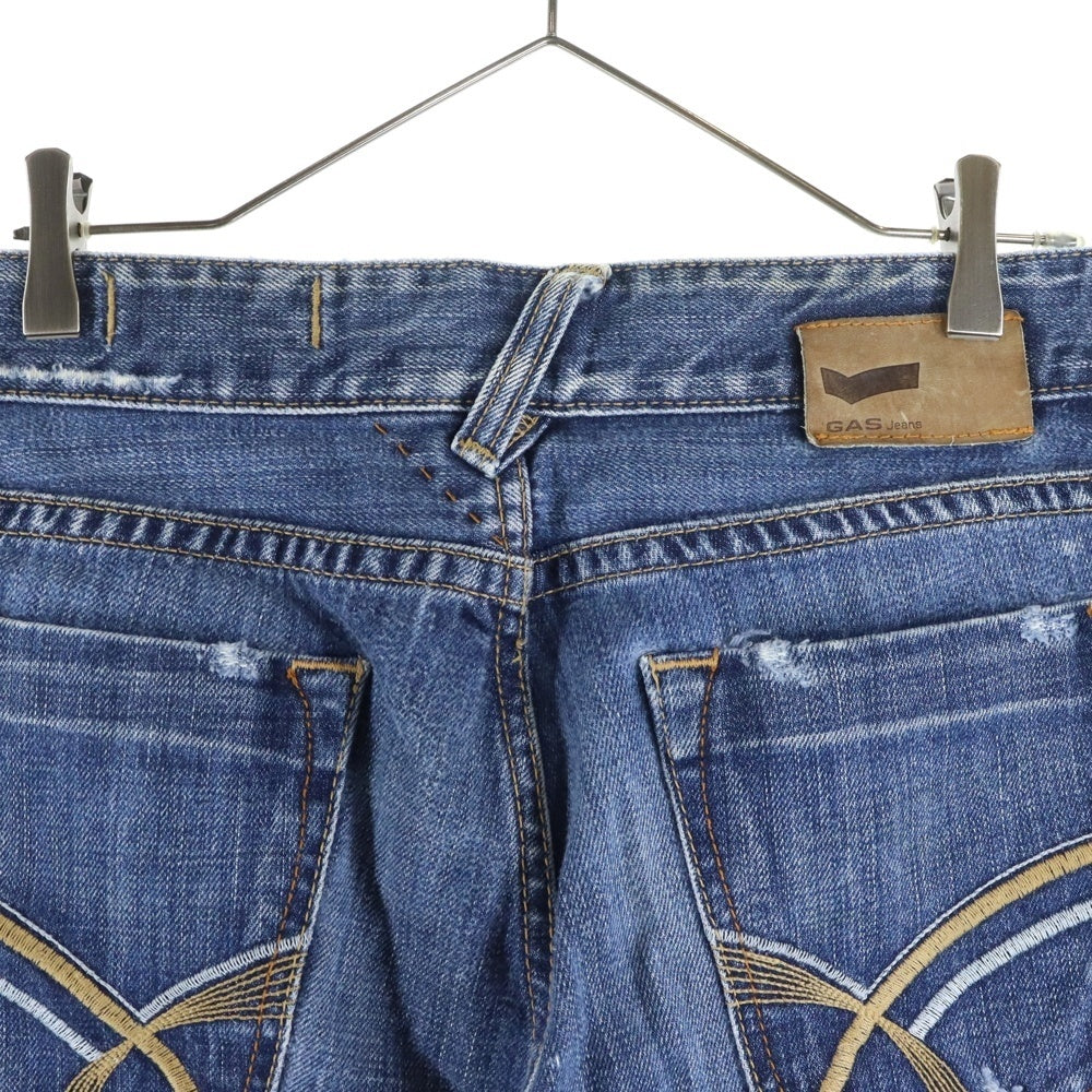 GAS JEANS(ガスジーンズ) コットンデニムパンツ インディゴ