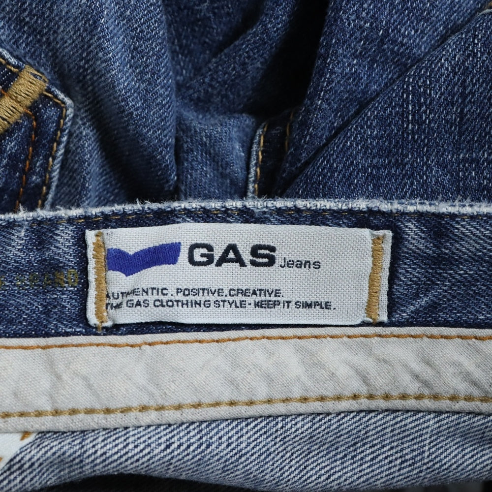 GAS JEANS(ガスジーンズ) コットンデニムパンツ インディゴ