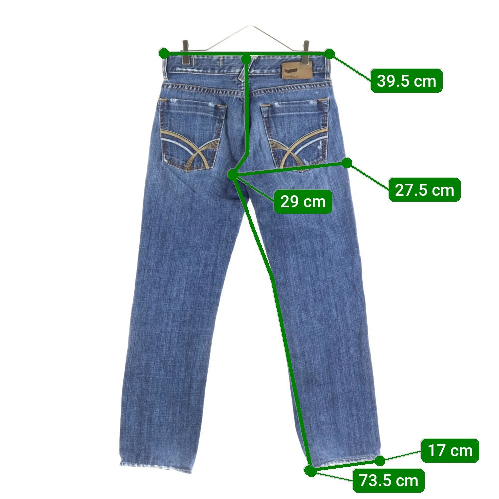 GAS JEANS(ガスジーンズ) コットンデニムパンツ インディゴ