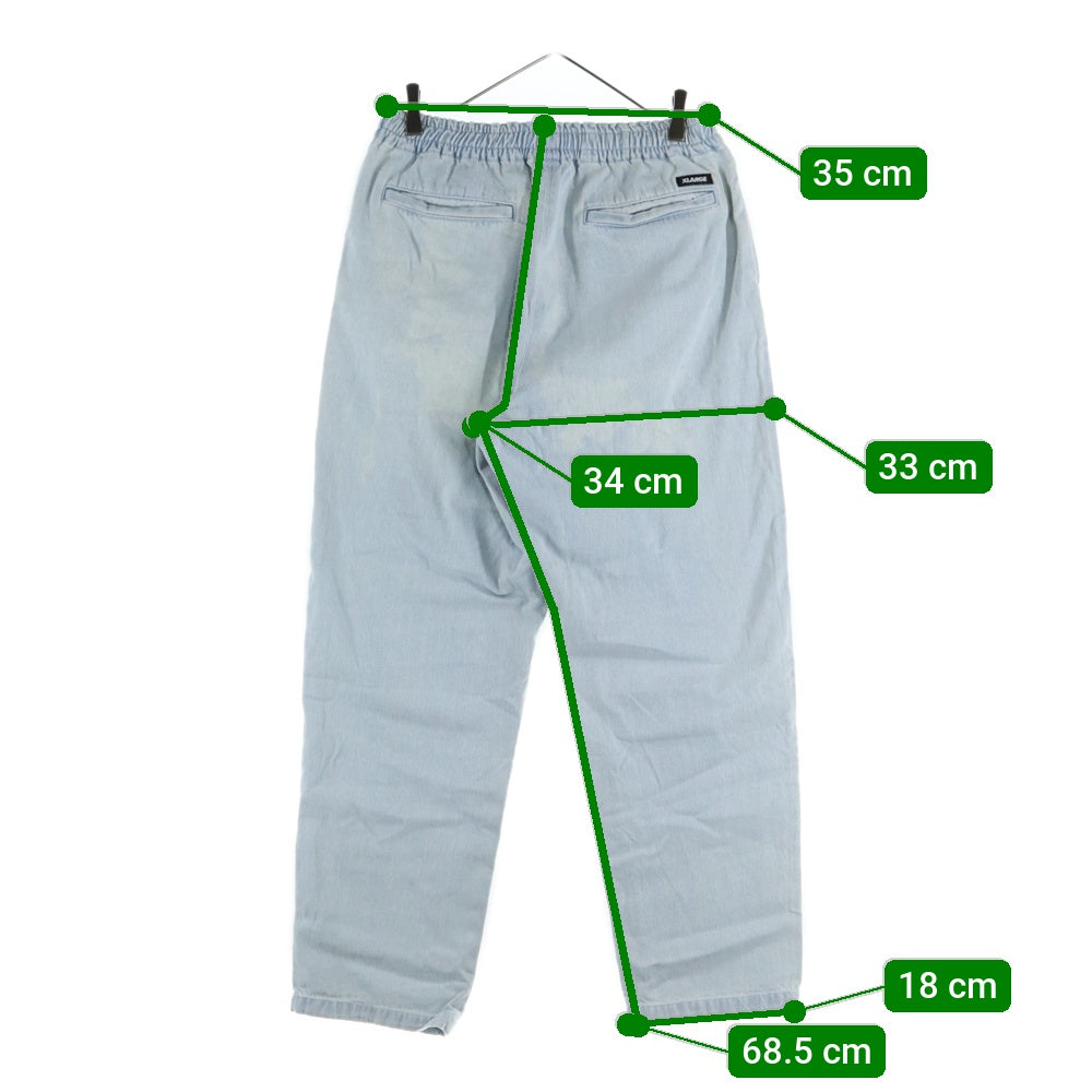 X-LARGE(エクストララージ) イージーデニムパンツ ブルー 01201602