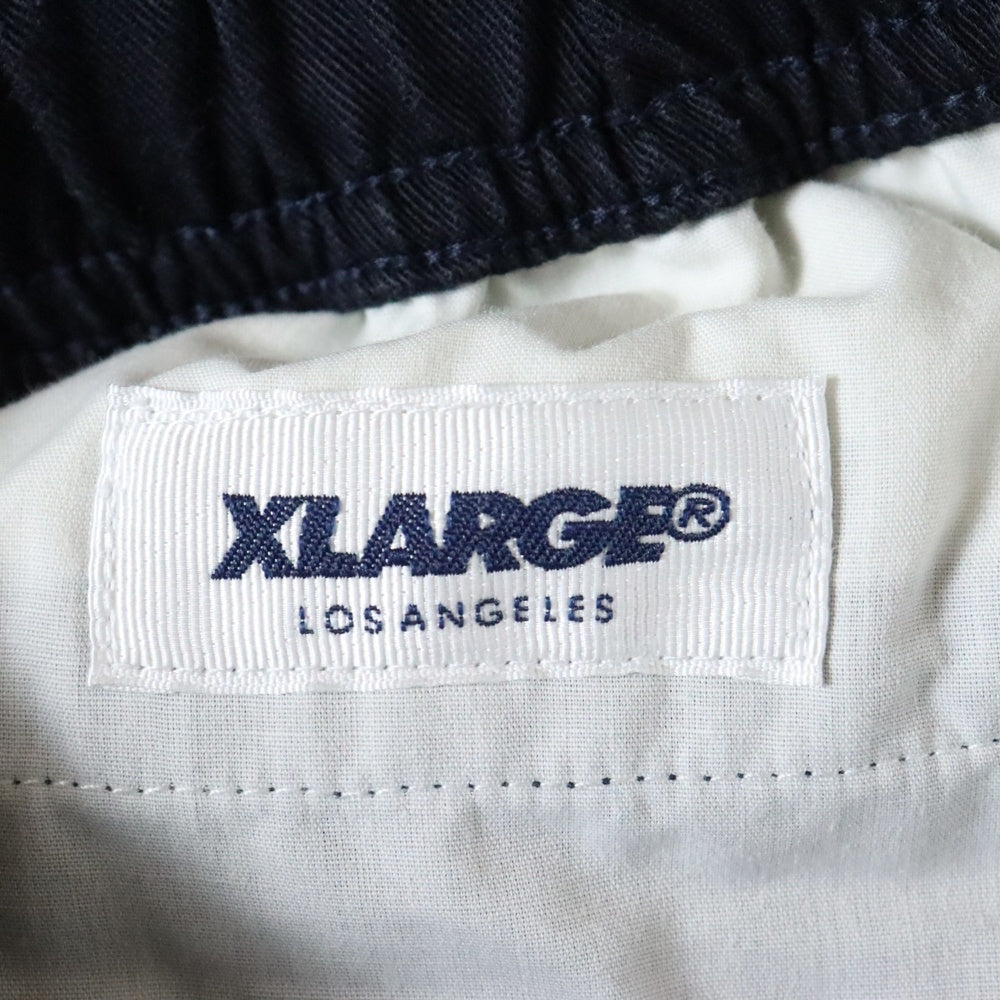 X-LARGE(エクストララージ) ×GRAMICCI ロゴ刺繍 クライミングパンツ ネイビー