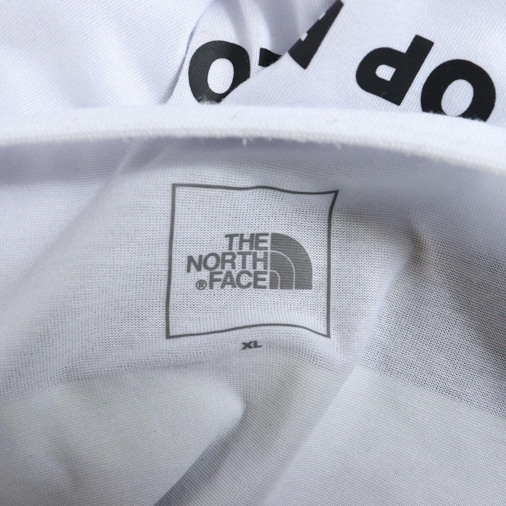 THE NORTH FACE(ザノースフェイス) カモ柄 ロゴプリント クルーネック半袖Tシャツ ホワイト