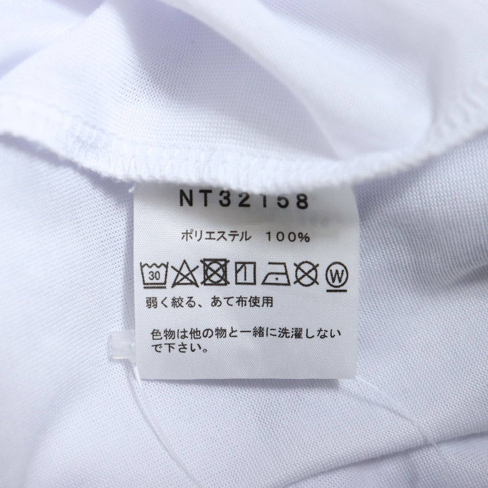 THE NORTH FACE(ザノースフェイス) カモ柄 ロゴプリント クルーネック半袖Tシャツ ホワイト