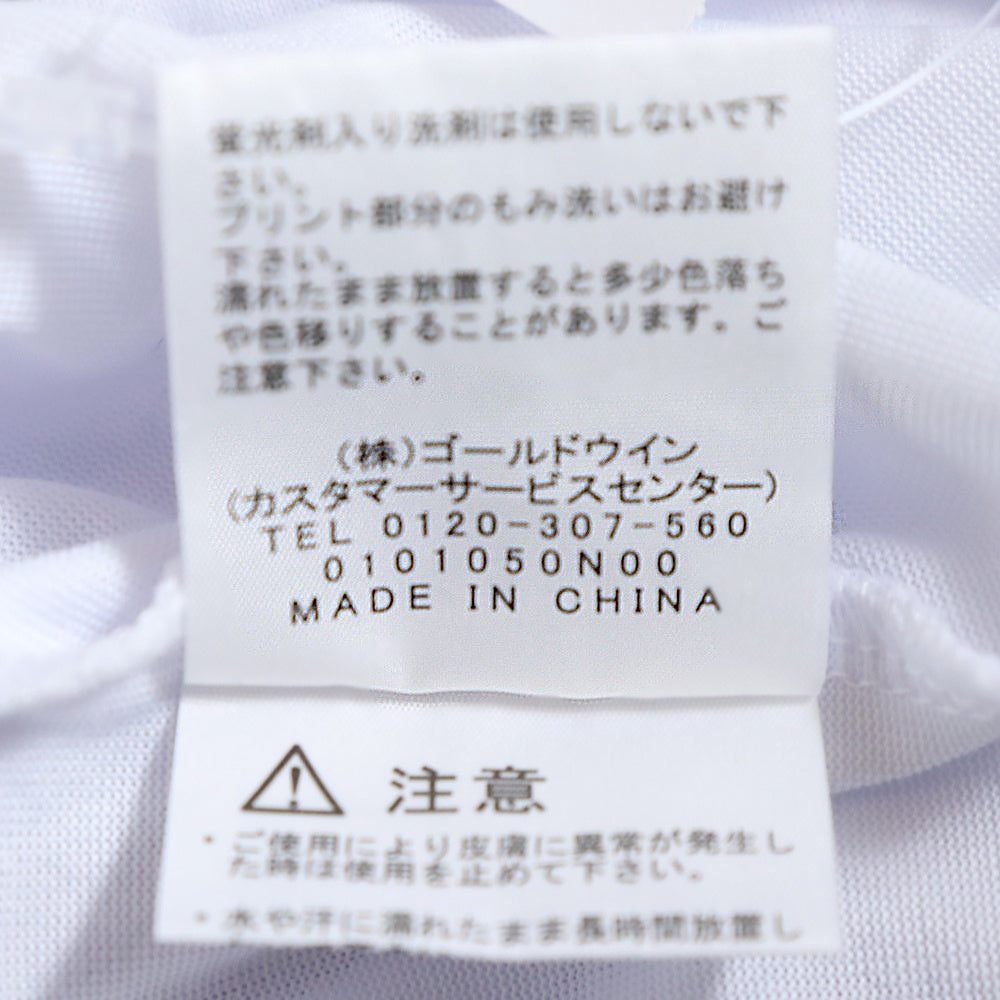 THE NORTH FACE(ザノースフェイス) カモ柄 ロゴプリント クルーネック半袖Tシャツ ホワイト