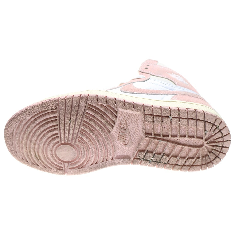 NIKE(ナイキ) WMNS AIR JORDAN 1 RETRO HIGH OG Washed Pink FD2596-600 ウィメンズ エア ジョーダン 1 レトロ ハイ ウォッシュドピンク ハイカットスニーカー US6.5/23.5cm レディース