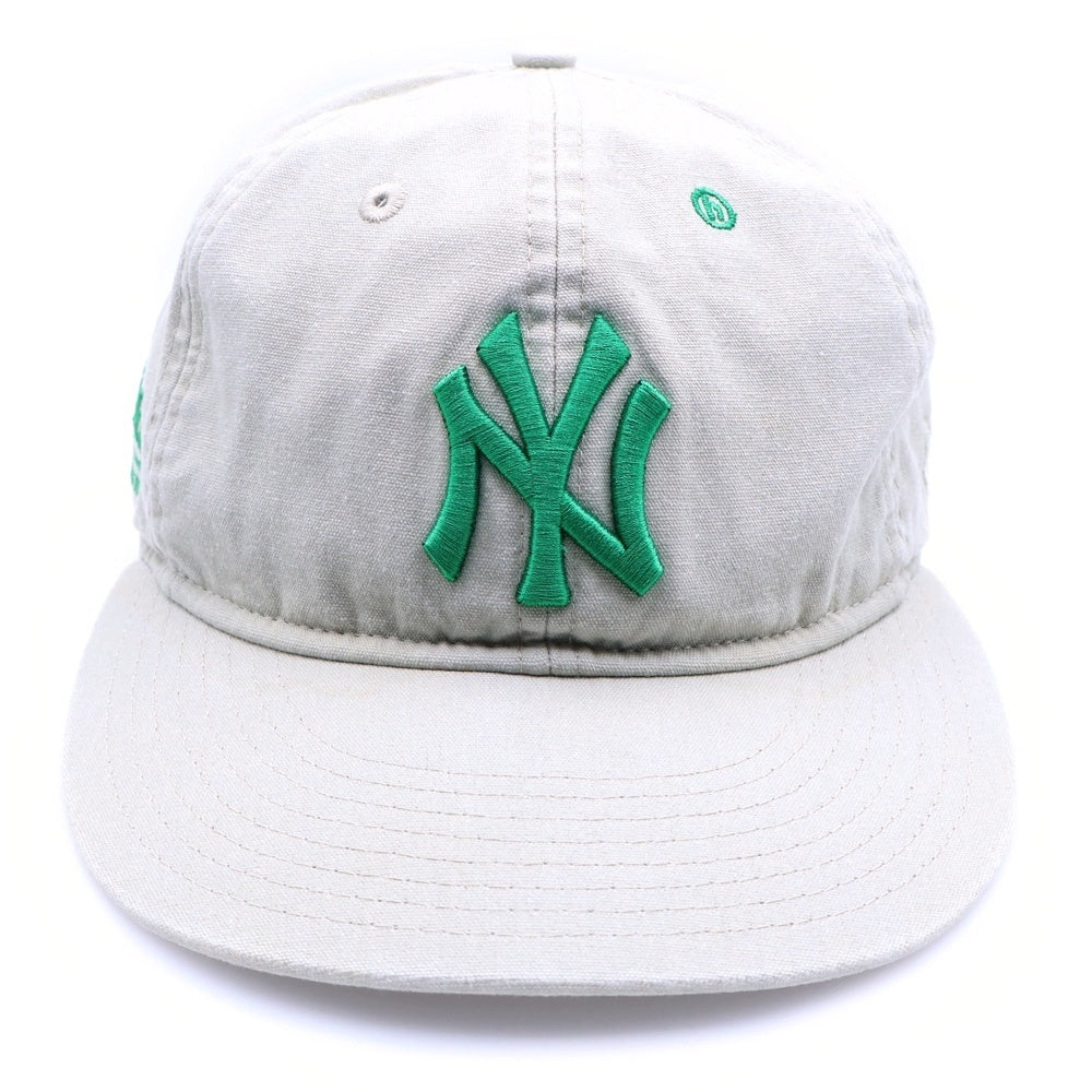 NEW ERA(ニューエラ) × HIDDEN NY 9FIFTY 6パネル ロゴ刺繍 ベースボールキャップ ベージュ