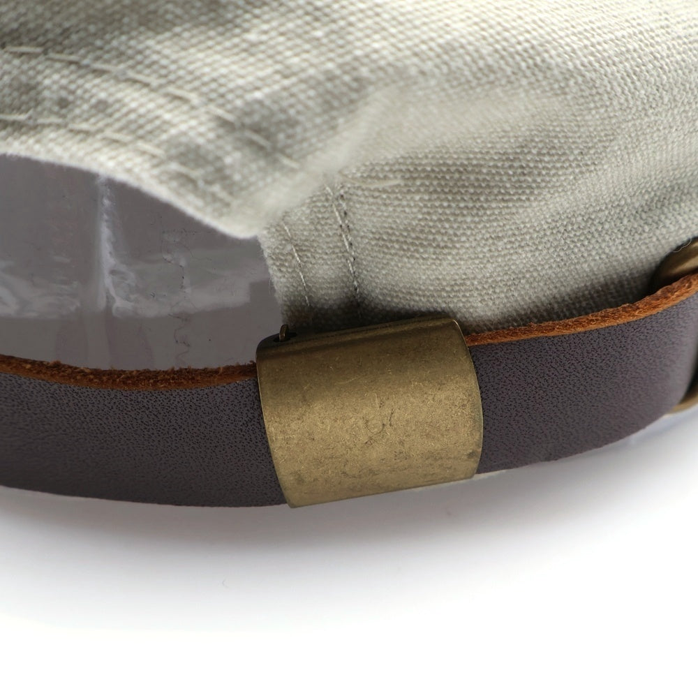 NEW ERA(ニューエラ) × HIDDEN NY 9FIFTY 6パネル ロゴ刺繍 ベースボールキャップ ベージュ