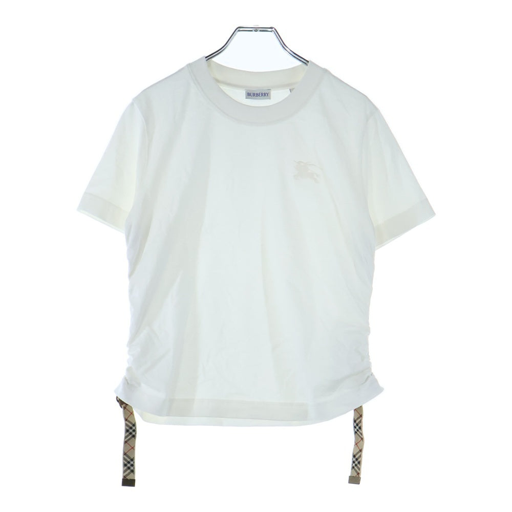 BURBERRY(バーバリー) ロゴ刺繍 フェスティバル クルーネック半袖Tシャツ ホワイト 8109184B8764 レディース