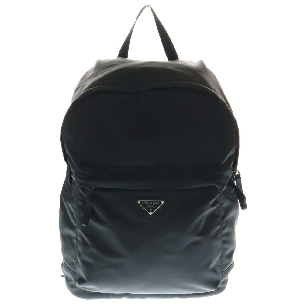PRADA(プラダ) 三角ロゴプレート ナイロン バックパック リュック ブラック 2VZ034
