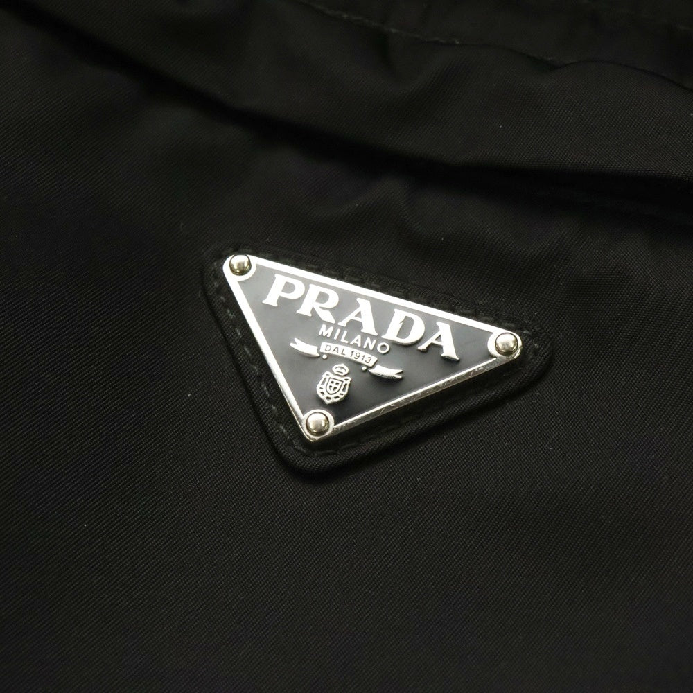 PRADA(プラダ) 三角ロゴプレート ナイロン バックパック リュック ブラック 2VZ034