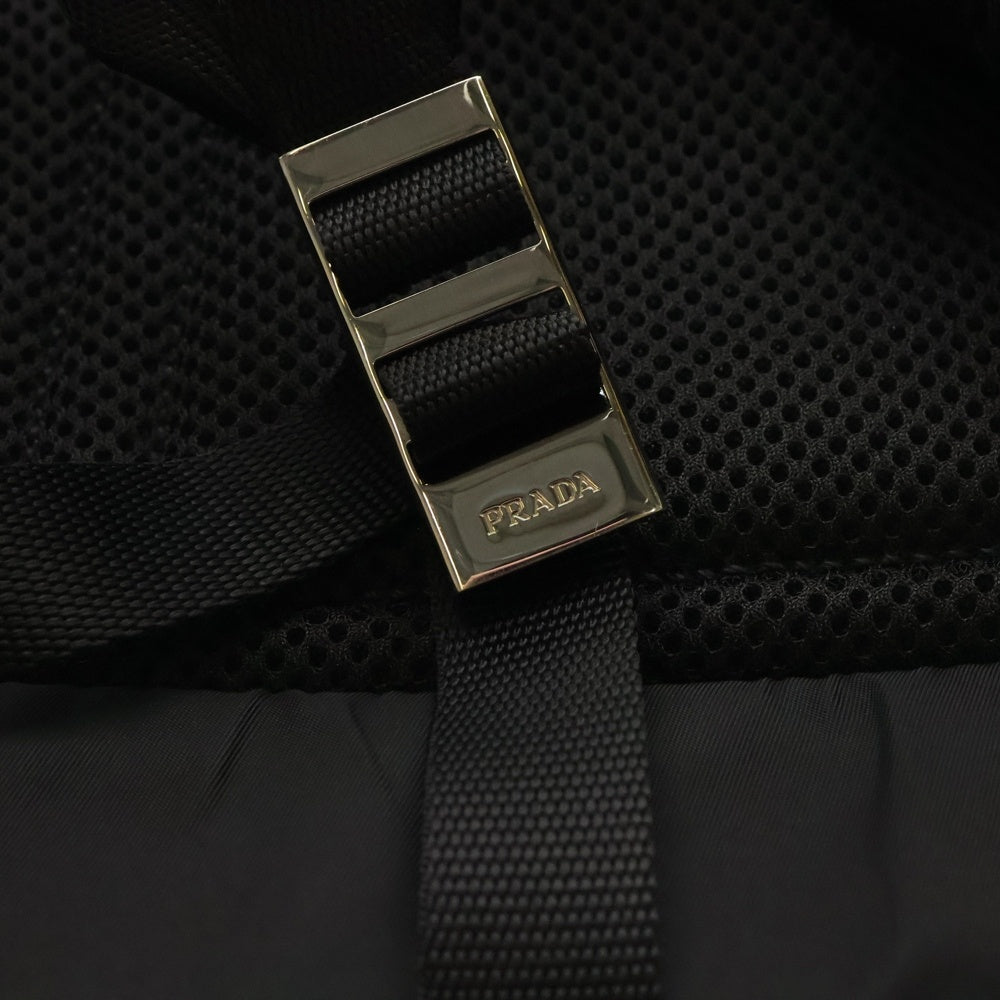 PRADA(プラダ) 三角ロゴプレート ナイロン バックパック リュック ブラック 2VZ034