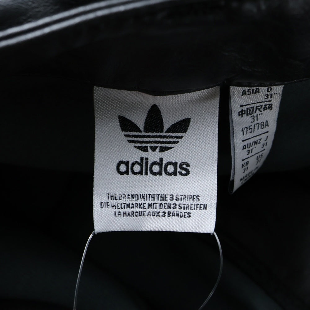 adidas(アディダス) Adilenium Season 3 Vintage Faux Leather Pants Black アディレニウム シーズン 3 ビンテージ フェイクレザーパンツ ブラック