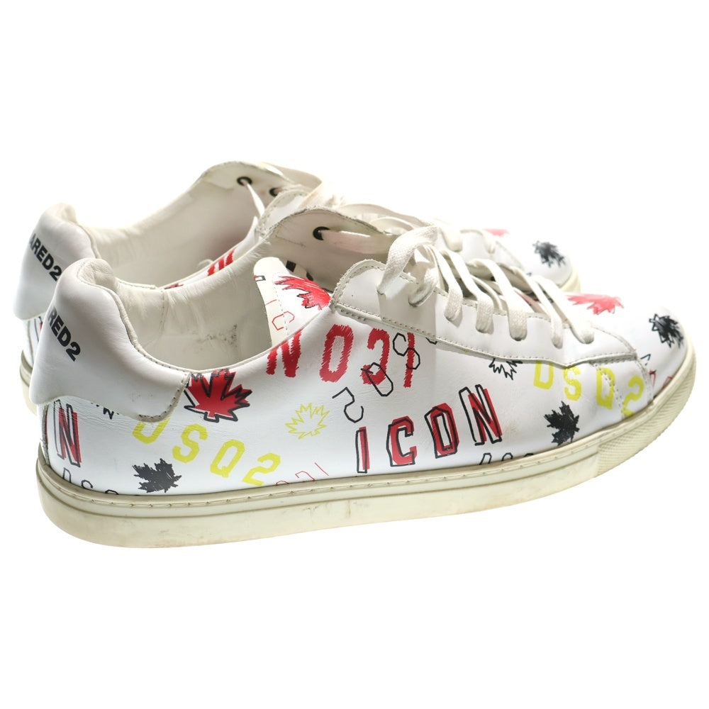 DSQUARED2(ディースクエアード) LHP グラフィックプリント ローカットスニーカー マルチ
