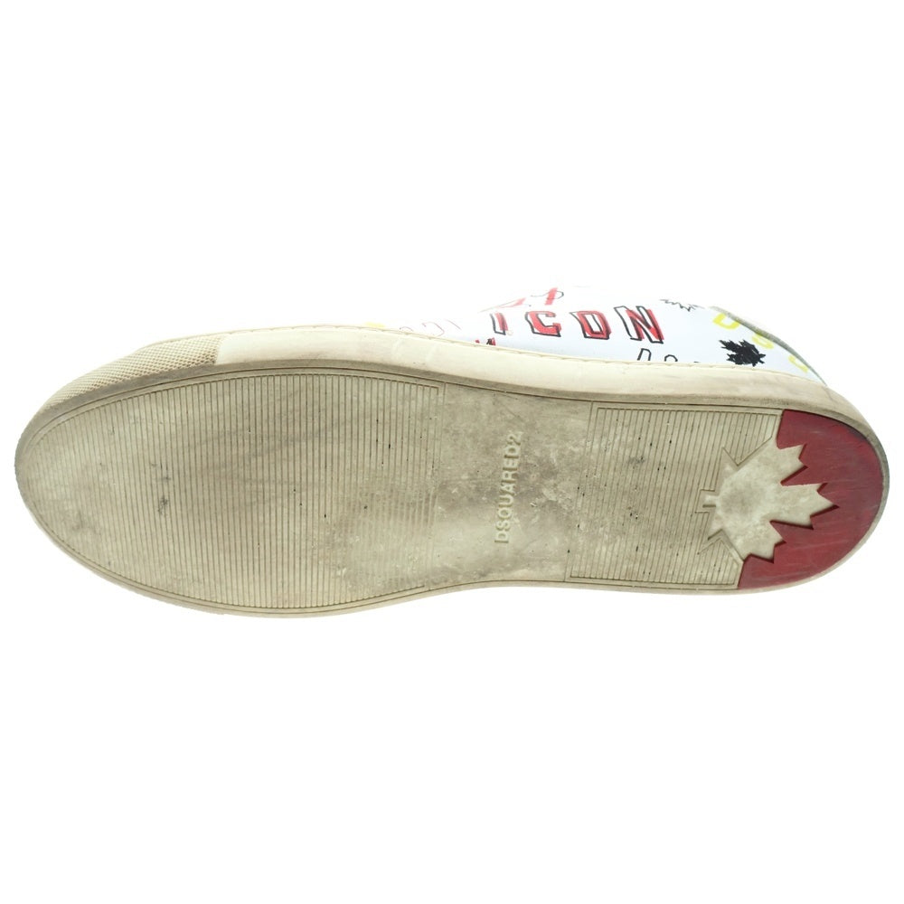 DSQUARED2(ディースクエアード) LHP グラフィックプリント ローカットスニーカー マルチ