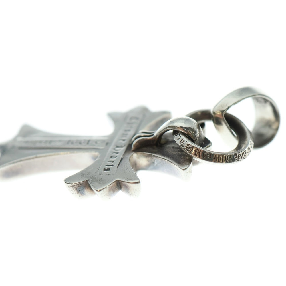 CHROME HEARTS(クロムハーツ) CH CRS SML W/BALE Wベイル スモールCHクロス ペンダントトップ シルバー BCA218