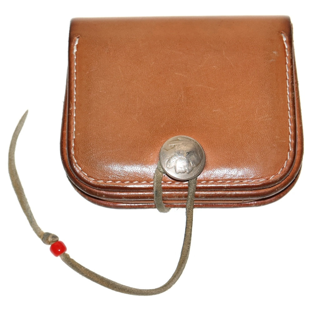 goro's(ゴローズ) コンチョ付 角型小銭入れ サドル コインケース