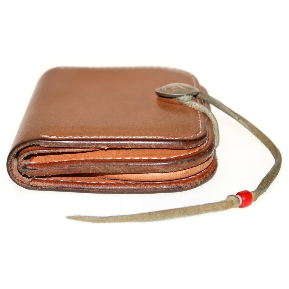 goro's(ゴローズ) コンチョ付 角型小銭入れ サドル コインケース