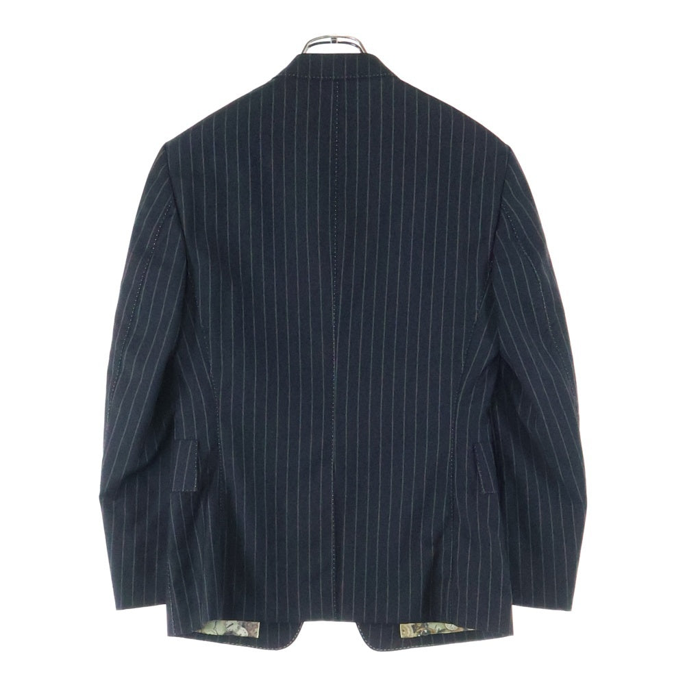 Paul Smith(ポールスミス) セットアップ ストライプ柄 テーラードジャケット ベスト スラックスパンツ スーツ 22919 ブラック