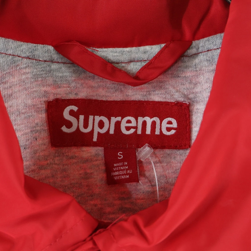 SUPREME(シュプリーム) 24AW Crest Coaches Jacket クレスト ロゴエンブロイダリー コーチジャケット レッド