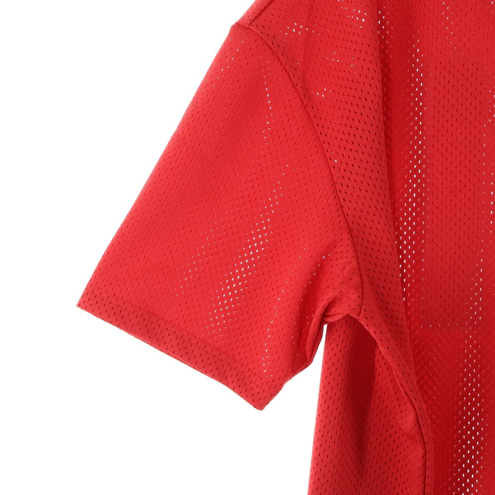 SUPREME(シュプリーム) 24AW S Logo Baseball Henley エスロゴ ベースボール メッシュTシャツ レッド