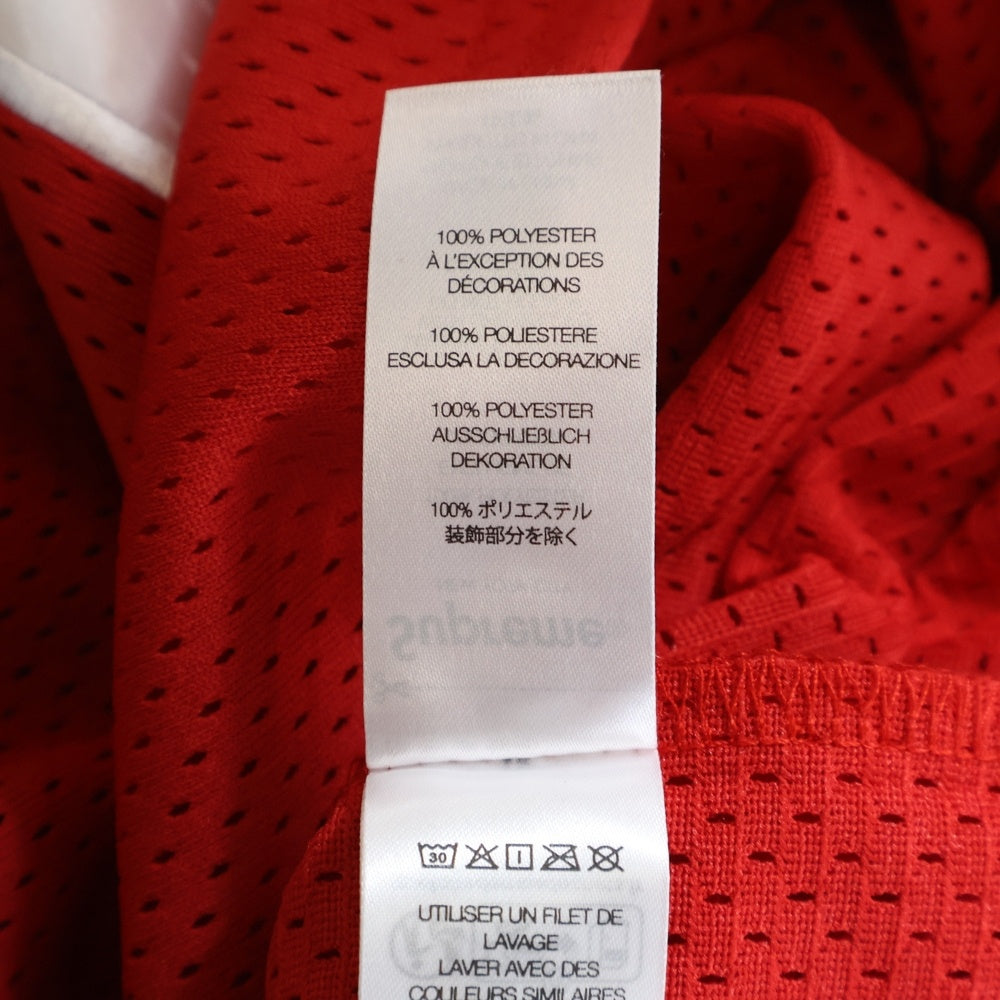 SUPREME(シュプリーム) 24AW S Logo Baseball Henley エスロゴ ベースボール メッシュTシャツ レッド
