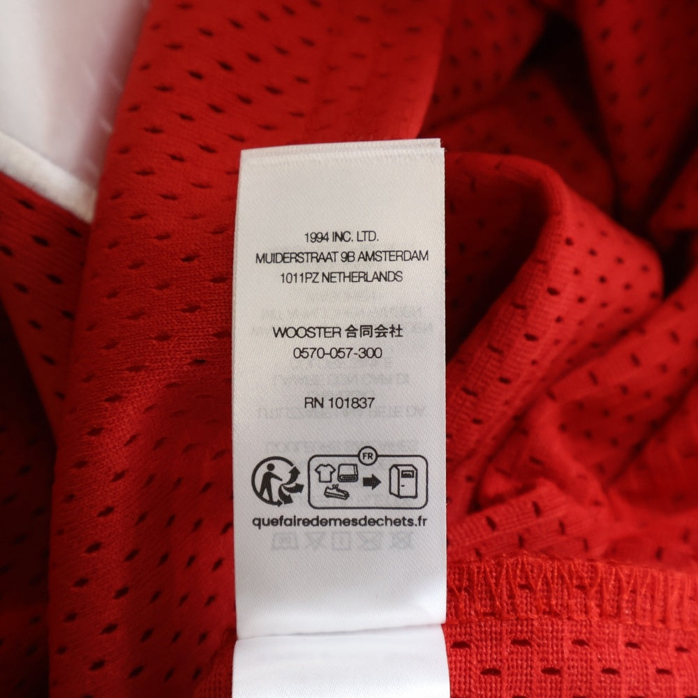SUPREME(シュプリーム) 24AW S Logo Baseball Henley エスロゴ ベースボール メッシュTシャツ レッド