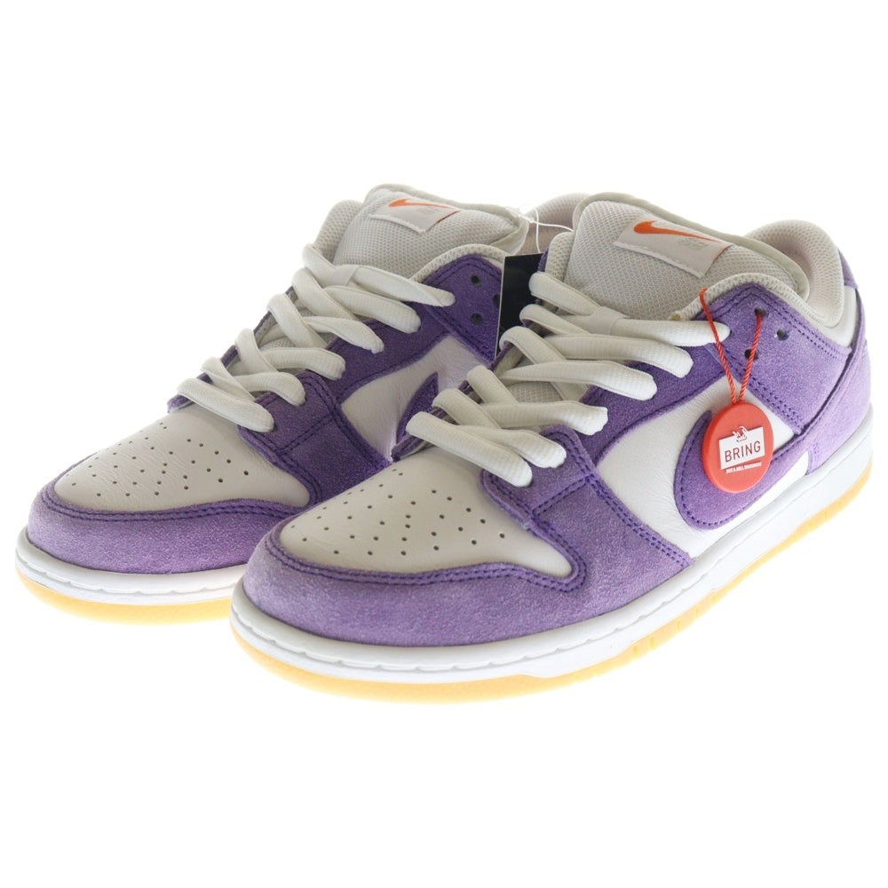 NIKE SB(ナイキエスビー) DUNK LOW PRO ISO ORANGE RABEL ダンク プロ ISO オレンジレーベル ローカットスニーカー ホワイト/パープル US8.5/26.5cm DV5464-500