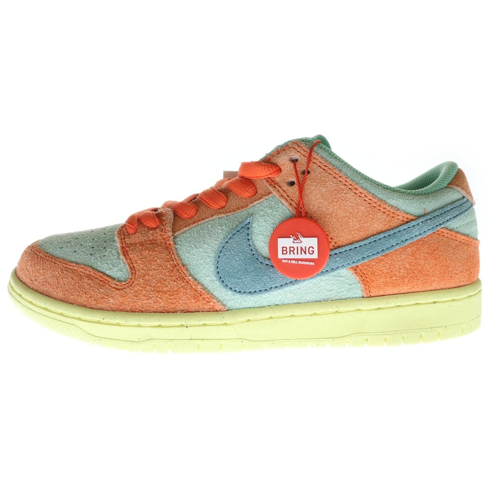 NIKE SB(ナイキエスビー) SB DUNK LOW PRO PRM Orange and Emerald Rise SB ダンク ロー プロ PRM オレンジ アンド エメラルドライズ ローカットスニーカー US8.5/26.5cm DV5429-800