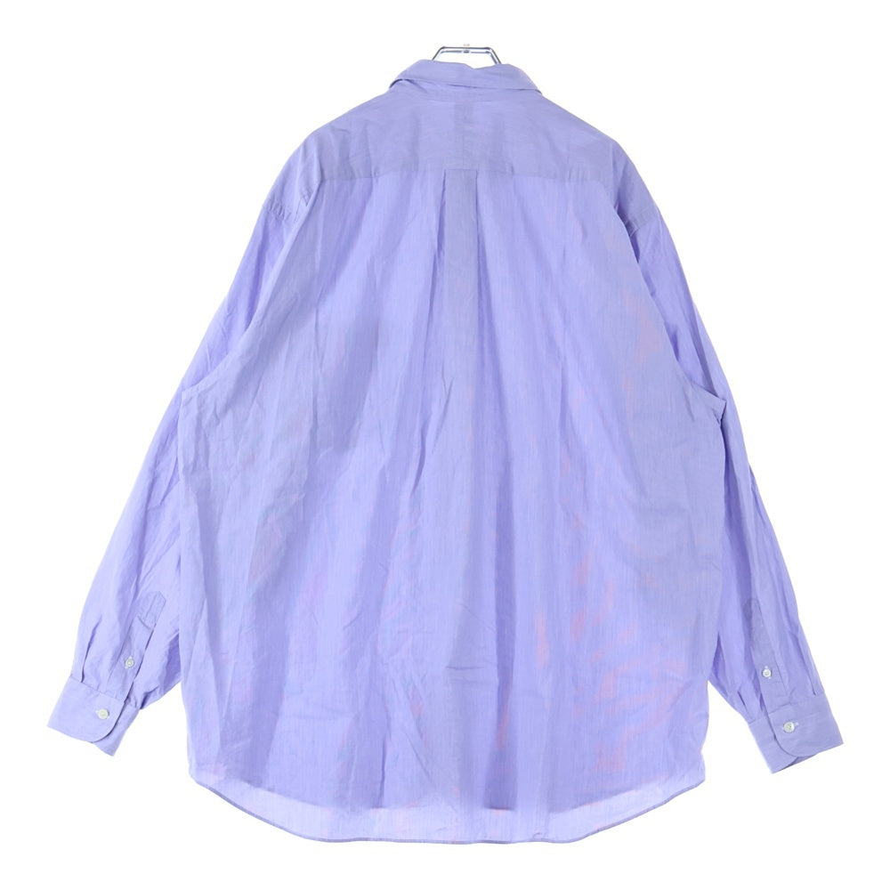 COMOLI(コモリ) 22AW レギュラーカラー 長袖ドレスシャツ W03-02001 ブルー