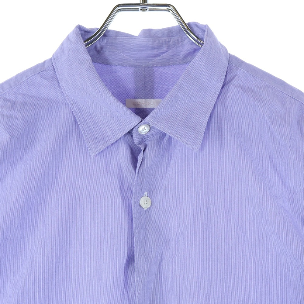 COMOLI(コモリ) 22AW レギュラーカラー 長袖ドレスシャツ W03-02001 ブルー