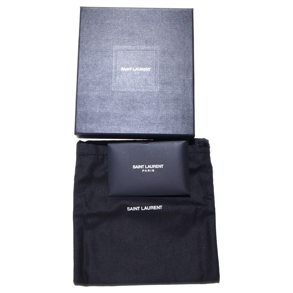 SAINT LAURENT PARIS(サンローランパリ) カサンドラロゴカードケース ブラック GUE629899