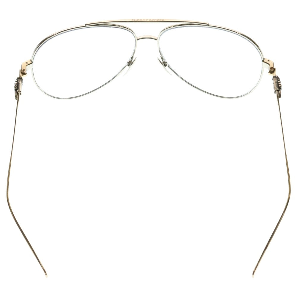 CHROME HEARTS(クロムハーツ) STAINS 4 ダガーテンプルティアドロップ サングラス 眼鏡 アイウェア メガネ ゴールド