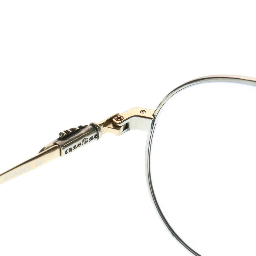 CHROME HEARTS(クロムハーツ) STAINS 4 ダガーテンプルティアドロップ サングラス 眼鏡 アイウェア メガネ ゴールド