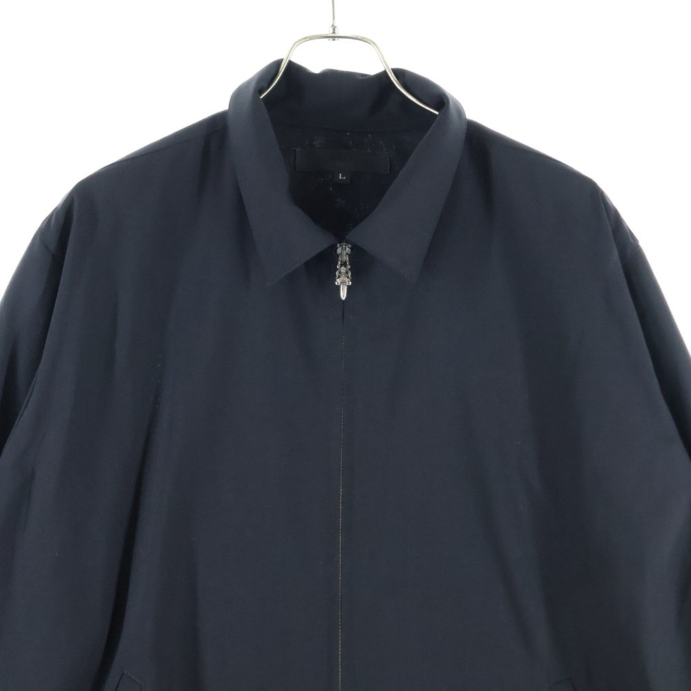 CHROME HEARTS(クロムハーツ) OLD ダガージップアップ ウールシャツジャケット ブラック
