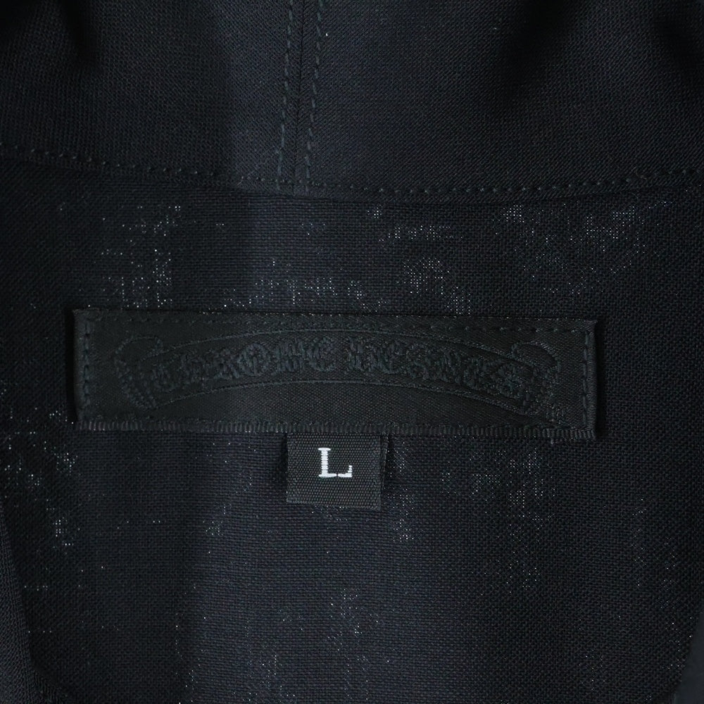 CHROME HEARTS(クロムハーツ) OLD ダガージップアップ ウールシャツジャケット ブラック
