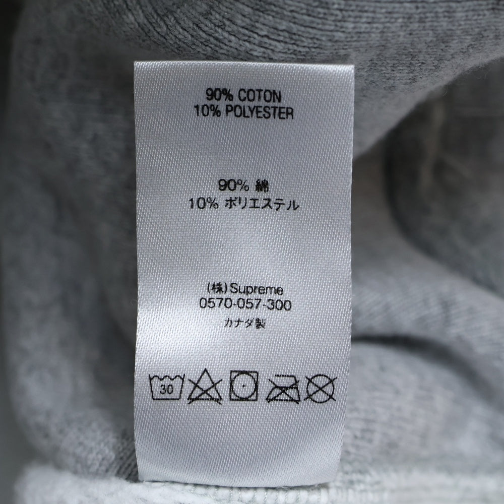 SUPREME(シュプリーム) 19AW Bandana Box Logo Hooded Sweatshirt バンダナボックスロゴ スウェットプルオーバーパーカー フーディー グレー