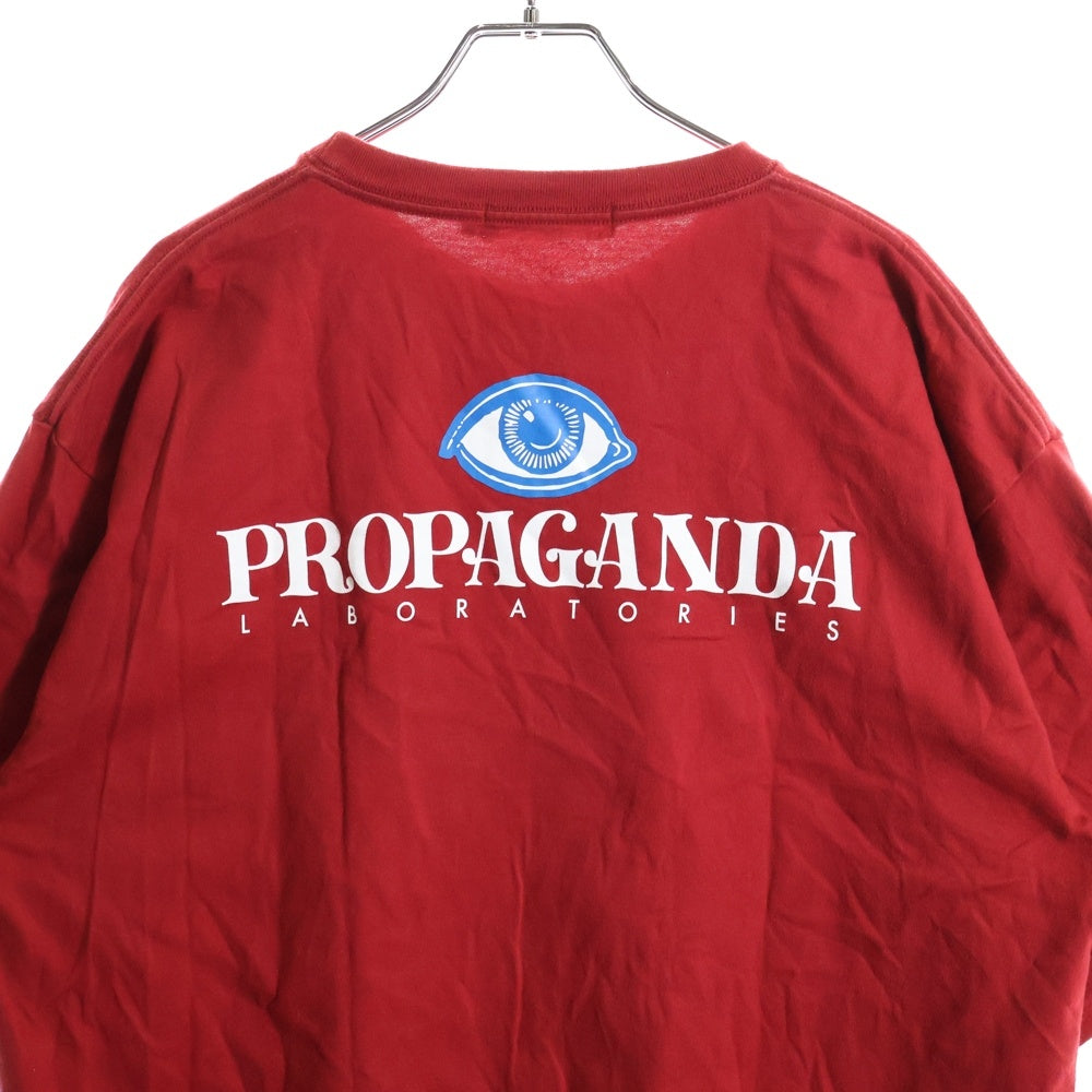 UNDERCOVER(アンダーカバー) PROPAGANADA Eye プリント クルーネック半袖Tシャツ レッド UC1D3811