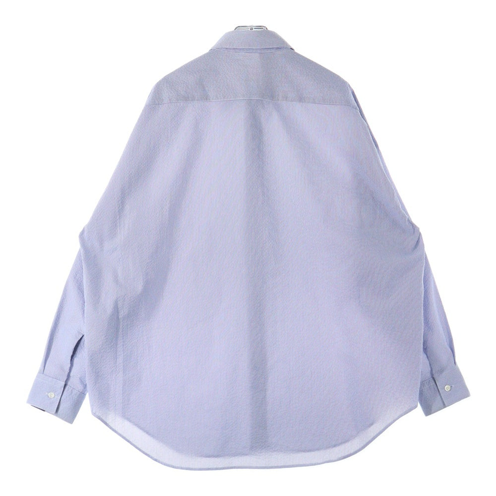 N.HOOLYWOOD(エヌハリウッド) ボーダー 長袖シャツ ブルー 2231-SH07-002