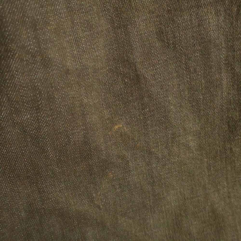 YOKE(ヨーク) Cut-Off Wide カットオフ ワイド デニムパンツ ブラウン YK22AW0405P