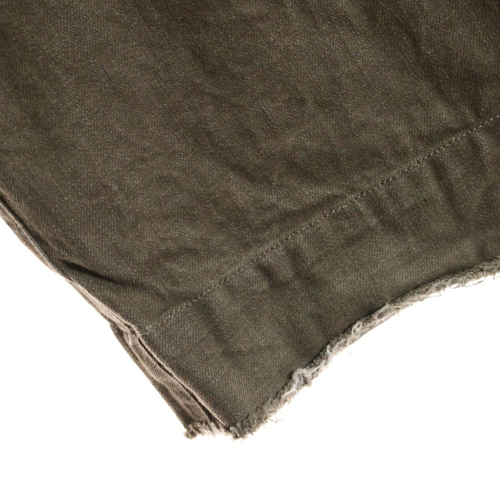 YOKE(ヨーク) Cut-Off Wide カットオフ ワイド デニムパンツ ブラウン YK22AW0405P