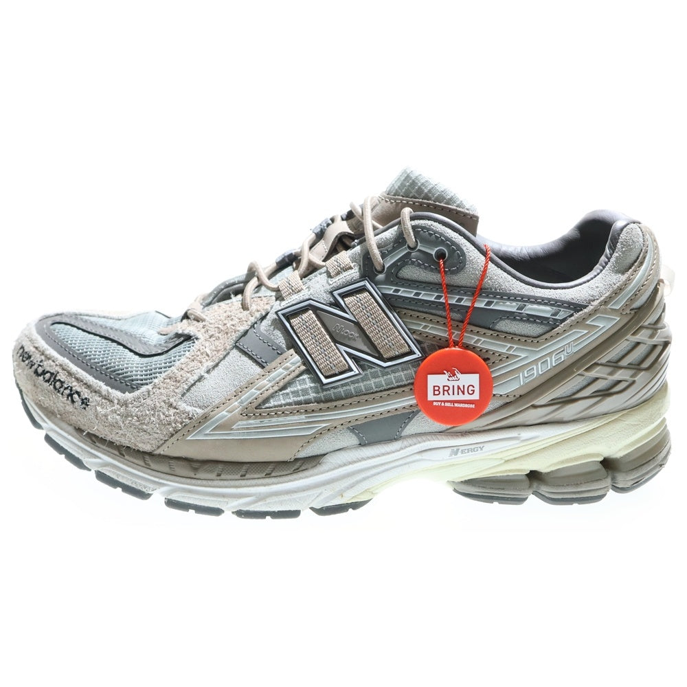 New Balance(ニューバランス) ×N.HOOLYWOOD×INVINCIBLE 1906U Gray Titan エヌハリウッド インヴィンシブル ローカットスニーカー グレー/ブラウン US8.5 26.5cm M1906NIH