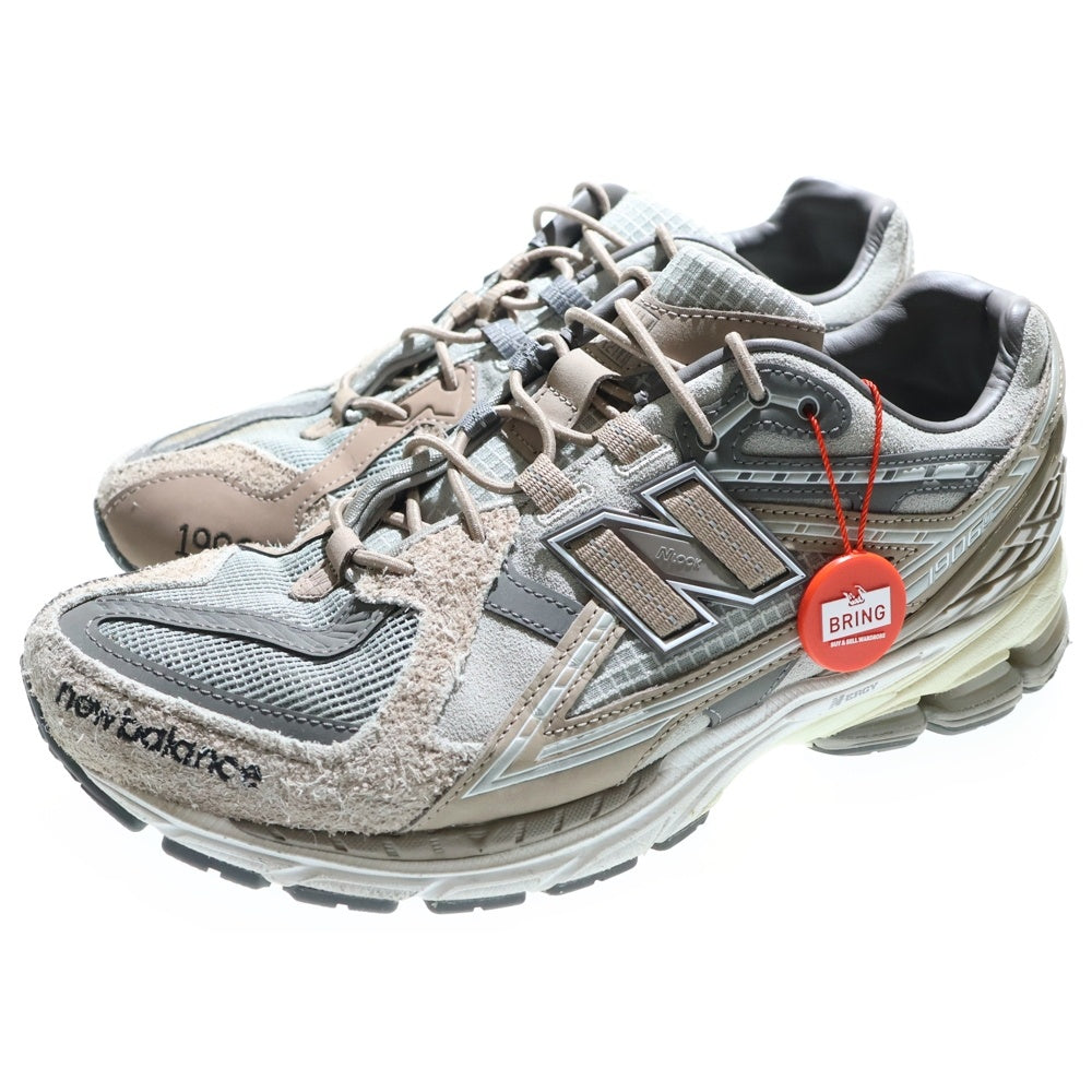 New Balance(ニューバランス) ×N.HOOLYWOOD×INVINCIBLE 1906U Gray Titan エヌハリウッド インヴィンシブル ローカットスニーカー グレー/ブラウン US8.5 26.5cm M1906NIH