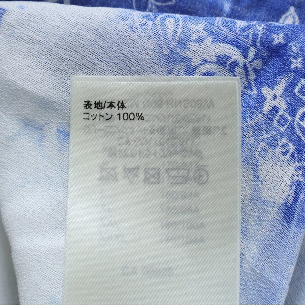LOUIS VUITTON(ルイヴィトン) モノグラムバンダナフックディテールシャツ 長袖シャツ RM222M N08 HNS08W ブルー