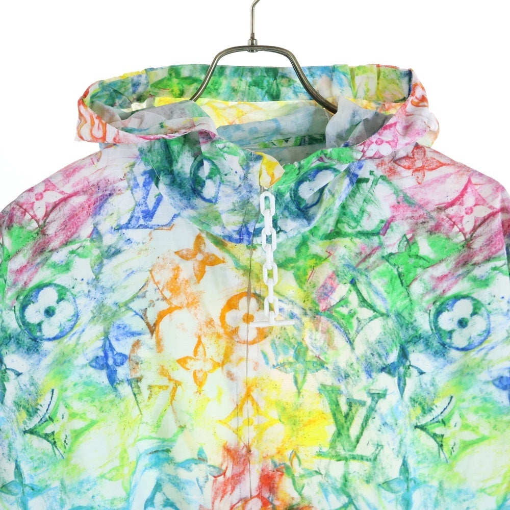 LOUIS VUITTON(ルイヴィトン) ヴァージルアブロー パステルモノグラム ウィンドブレーカー ジップアップ フーディブルゾン RM211M ZMM HKB04W マルチ