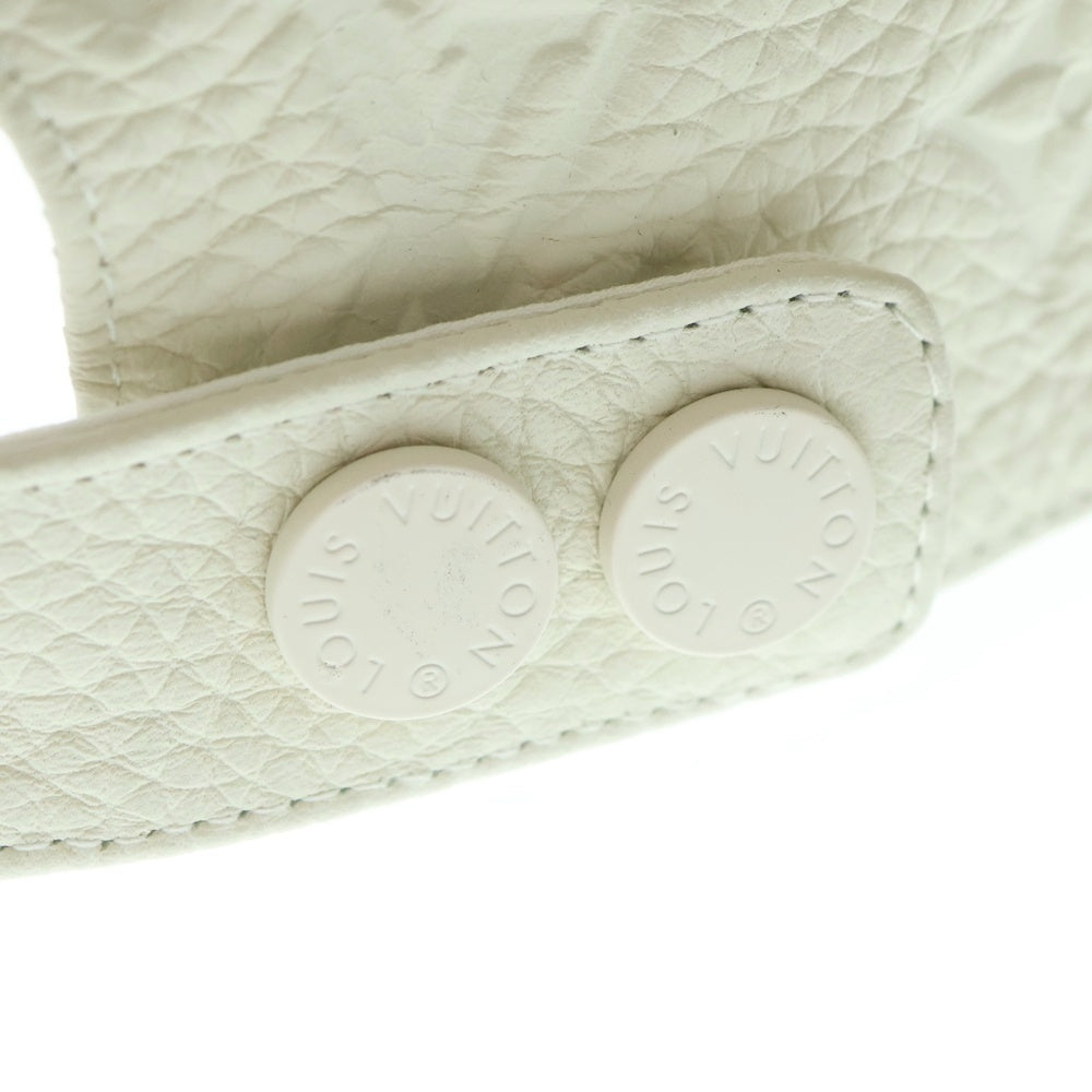 LOUIS VUITTON(ルイヴィトン) キャスケット アンプラント モノグラムレザー キャップ 帽子 ホワイト