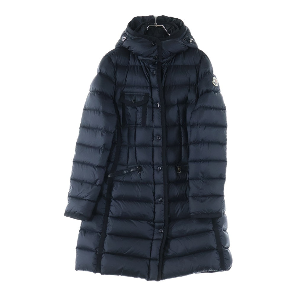MONCLER(モンクレール) 17AW HERMINE エルミンヌ フーデッド ジップアップ ダウンジャケット コート ブラック レディース C20934930005 53048
