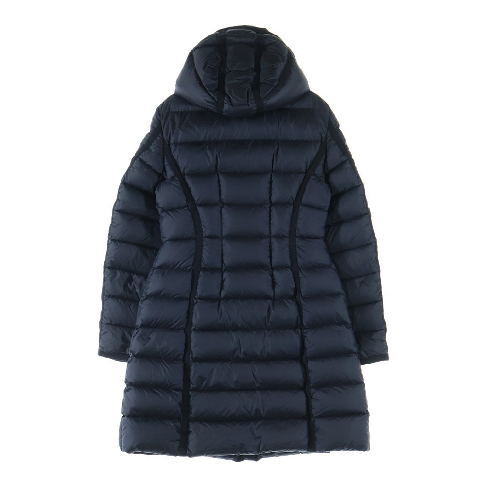 MONCLER(モンクレール) 17AW HERMINE エルミンヌ フーデッド ジップアップ ダウンジャケット コート ブラック レディース C20934930005 53048