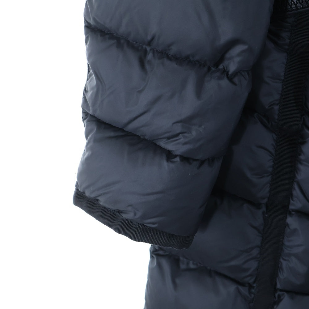 MONCLER(モンクレール) 17AW HERMINE エルミンヌ フーデッド ジップアップ ダウンジャケット コート ブラック レディース C20934930005 53048