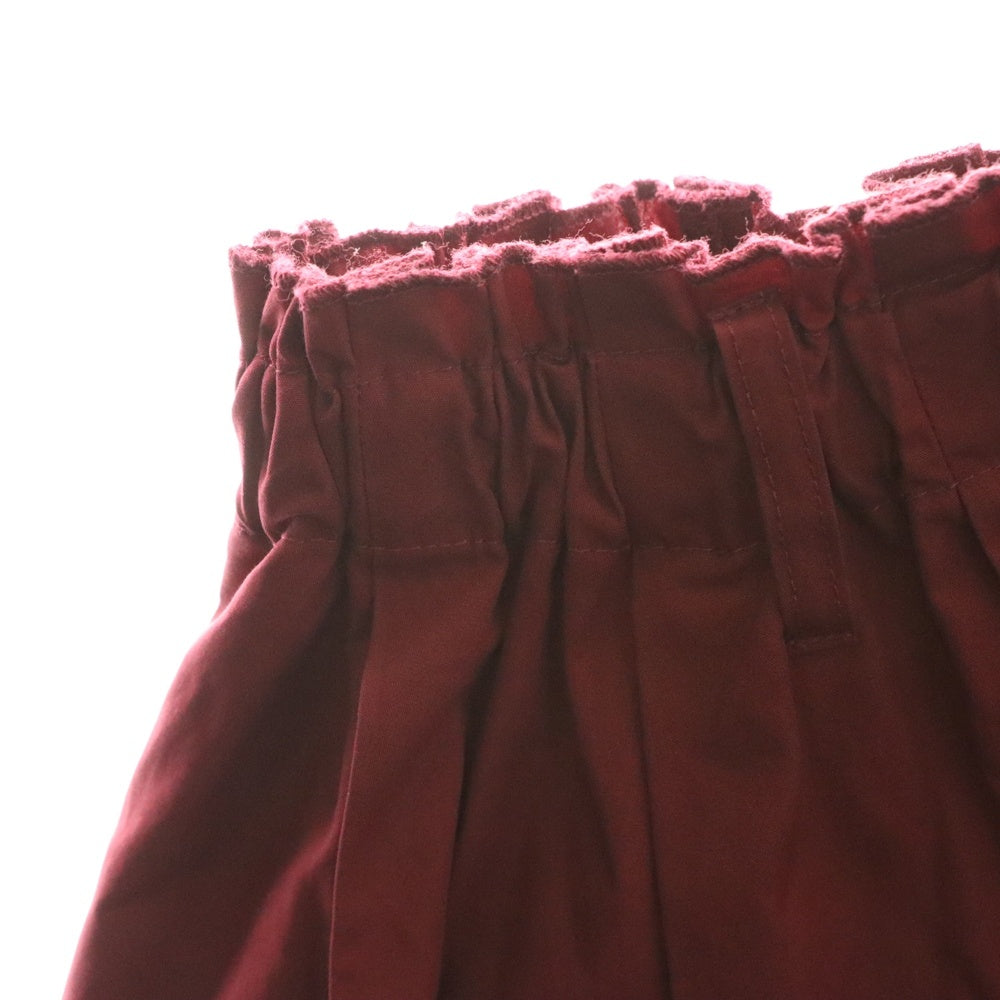 BEAMS HEART(ビームス ハート) フレア ロングスカート ワインレッド レディース